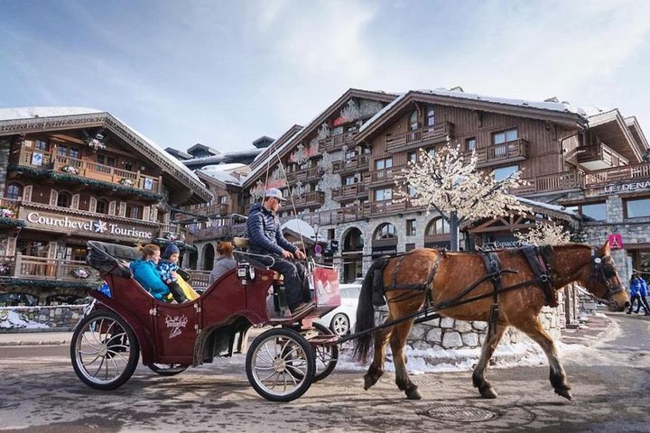 Calèche à Courchevel